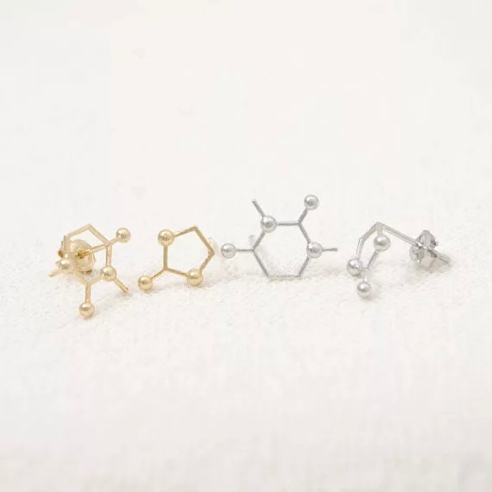 “Espresso Yourself” Coffee Caffeine Molecule Ear - Picture 5 of 8